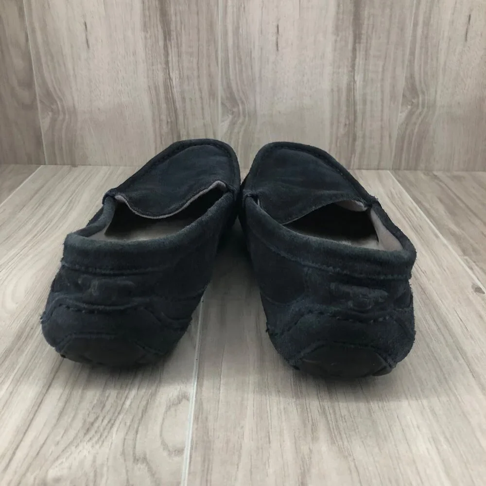 Ugg Slippers Mens 10 Alder Blue Suede Slip On Shoes